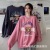 Round Neck Cartoon Sweater For Women 2021 Autumn And Winter Korean Style New Loose Large Size Velvet Hoodie Foreign Trade Stall Wholesale