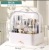 Celebrity Single Layer Transparent Hand Cosmetic Case Skin Care Products Finishing Box Flip Cover Cosmetic Storage