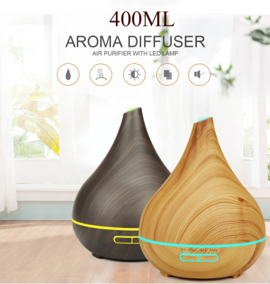 Large Slant Tip Ultrasonic Petal 300ml Humidifier 400ml Aroma Diffuser Lily Aroma Diffuser
