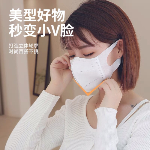 internet celebrity 3d three-dimensional mask fashionable sunscreen dustproof breathable disposable n95 earless female summer thin mask