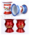 Non-Mainstream Enamel Enamel Color Goblet Wine Ice Bucket Festive Gift Fine Flower Red Wine Ice Bucket Wine Bucket