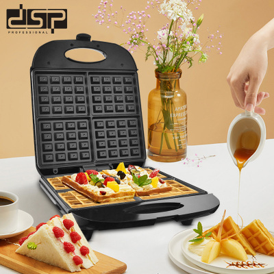 DSP DSP Cross-Border Direct Supply Mini Household Double Side Heating Waffle English Muffin Light Food Machine Sandwich Breakfast Machine