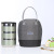 New Thickened Lunch Bag Cold Insulation Insulated Lunch Box Bag Portable Insulated Bag Large Capacity round Barrel Lunch Box Bag Lunch Bag