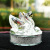 Business Gift Crystal Crafts Wholesale Simple Car Crystal Swan Perfume Holder K9 Crystal Ornaments