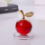 K9 Crystal Apple Christmas Eve Christmas Color Crystal Craft Souvenir Gift Mobile Phone Counter Decorative Ornaments
