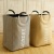 Foreign Trade Wholesale Nordic Thickened Foldable Storage Bucket Fabric Laundry Basket Toy Sundries Storage Basket Laundry Baskets