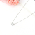 South Korea Dongdaemun Micro Inlaid Zircon Silver Sweet Clavicle Chain Simple Personality Fashion Ins Online Influencer Necklace Female