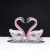 Crystal Swan Work Animal Ornaments Rhinestone Couple Swan Crafts Gift Car Crystal Perfume Seating Decoration