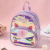 Unicorn Children's Backpack Girl's Little Princess Schoolbag Fantasy Laser Unicorn Backpack TPU Transparent Schoolbag