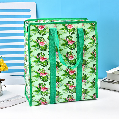 Manufacturers Supply Color Film Gift Bag Open Woven Bag Portable Organizer Storage Bags Spot Goods Can Be Customized