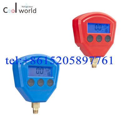 Digital Refrigerant Electronic gauge high and low pressure gauge Pressure vacuum gauge Refrigeration fluoride gauge 