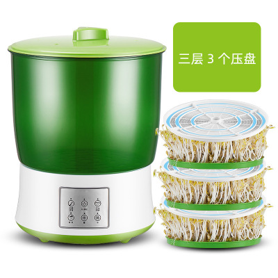 Low Price Bean Sprouting Machine Household Automatic Large Capacity Bean Curd Barrel Raw Mung Bean Sprouts Cans Homemade Small Nursery Basin