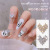 2021 New Nail Beauty Love Heart Rhinestone Jewelry Internet Hot Japanese Super Flash Heart Zircon Nail Decorative Diamond Accessories