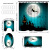 Picture Halloween Digital Printing Waterproof Polyester Bathroom Shower Curtain Cross-Border Hot Sale Four-Piece Factory Direct Sales