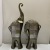 Resin Couple Elephant Ornaments Modern Style Living Room Hallway Decoration Craft Gift Decoration Wholesale