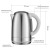 DSP DSP Household 304 Stainless Steel Double-Layer Anti-Scald Kettle 1.7L Kettle Automatic Power off Electric Kettle