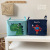 Three-Layer Extra Thick Band Drawstring Embroidery Pattern Children's Toy Storage Basket Book Clothes Storage Basket Snacks Storage Basket