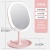 Makeup Mirror with Light Led Fill Light Dormitory Desktop Desktop HD Student plus-Sized Rechargeable Light Beauty Mirror