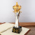 New Style Metal Crystal Trophy Creative Glory Crown Trophy Lettering Staff Award Trophy Free Design