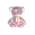 Internet Celebrity Nail Beauty Rhinestone Bear Finished Three-Dimensional Aurora Epoxy Glue Magic Color Candy Bear Ornament Nail Decorative Diamond