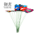 PVC Simulation Single Layer Insertion Pole Butterfly Gardening Ornaments Garden Flower Arrangement Decoration Wedding Ceremony Hanging Beautification