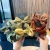5cm Polyester Cotton Ribbon Printing Korean Hairpin Hair Band Bow Four Ears Children's Bow Fashion Floral Pattern
