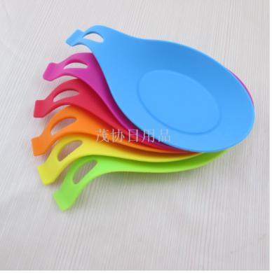 silicone spoon mat spoon spoon mat sauce dish food grade high temperature resistant tableware shelf mat