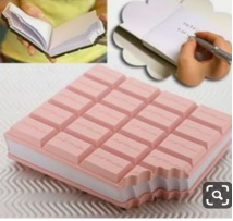 scented milk chocolate notepad chocolate notepad