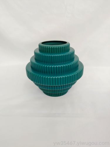 S63-3555 Plastic Vase Flower Arrangement Hydroponic Plastic Vase Living Room Creative Fresh Decoration Flower Arrangement Decoration