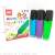 6-Color Boxed Fluorescent Pen Long-Sleeved Suit Student Key Marker Painting Graffiti Pen