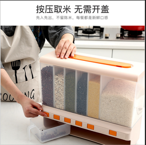 new multi-functional grid rice bucket