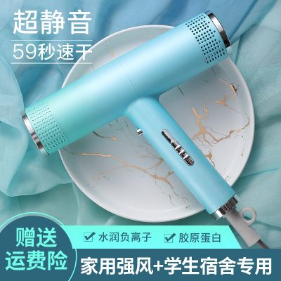 Douyin Online Influencer Hot Hair Dryer High Power Household Blue Light Does Not Hurt Mute Electric Hair Dryer One Piece Dropshipping