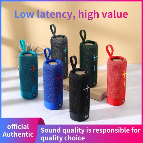 new tg619 creative gift bluetooth speaker with handle outdoor portable tf card u disk play bluetooth audio