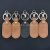 PU Leather Keychain Alloy Accessories PU Leather Leather Keychain Premium Gifts Gift Keychain