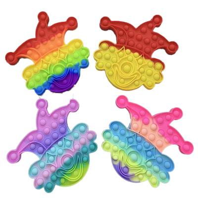 Rat Killer Pioneer Clown Owl Crab Rainbow Horse Decompression Bubble Silicone Toy