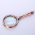 Fashion New Eyelet Gold-Plated Simple Straight Handle Magnifying Glass Personality Handheld Elderly Reading Glasses Factory Wholesale