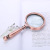 Fashion New Eyelet Gold-Plated Simple Straight Handle Magnifying Glass Personality Handheld Elderly Reading Glasses Factory Wholesale