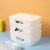 Useful Storage Series Underwear Finishing Box Socks Partition Grid Overlay Storage Box with Label Bra Storage Box