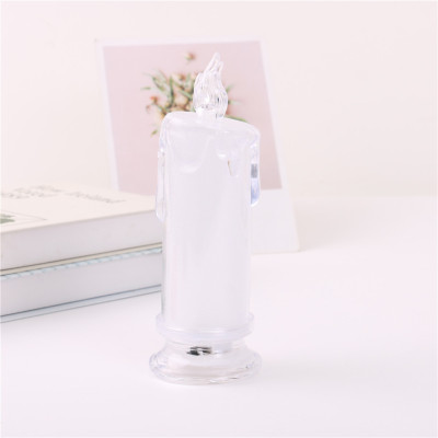 Led Smokeless Electric Candle Lamp Glass Paraffin Lamp Simulation Candle Lamp Confession Ambience Light Outdoor Decoration