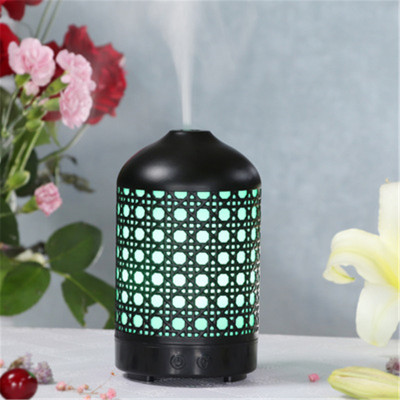 New Dot Iron Aromatherapy Humidifier Colorful Night Lamp Hollow Fragrance Increasing Machine