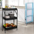 Living Room Trolley Rack Installation-Free Iron Kitchen Punch-Free Storage Rack Storage Cart Exclusive for Cross-Border