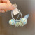 Children's Hair Accessories Rubber Band a Pair of Fabric Beads Bean Floral Bow Jewelry Girl Girls Hair Rope Small Circle