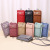 2021 New Women 'S Mobile Phone Wallet Solid Color Small Messenger Bag Multifunctional Mobile Phone Bag All-Match Coin Purse Clutch