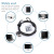 with External Keyhole Bold 2 M Long Cable Steel Cable Zinc Alloy Anti-Theft Laptop Tablet Lock with Key