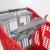 New Plastic Cart Red Supermarket Trolley 175l Plastic Cart Plastic Shopping Cart Trolley