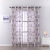 Elxi Curtain New Classical Flower in Ink Window Screen Factory Direct Sales Window Screen Shading Curtain
