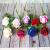 Artificial Rose Single Stem Flannel Rose Valentine's Day Gift Wedding Flower HomeArtificial Flower