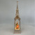 Cross-Border Snow Sequined Church Storm Lantern Oil Lamp LED Luminous European Holiday Gift Display Window Counter Decoration Night Light