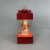 New Christmas Decorations Christmas Gift Bag Gift Box Onion Oil Lamp LED Luminous Crystal Ball Water Injection Ornaments