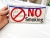 Plastic No Smoking Notice Board Safety Sign Production Slogan Can Be Hung Acrylic Label Warning Sign